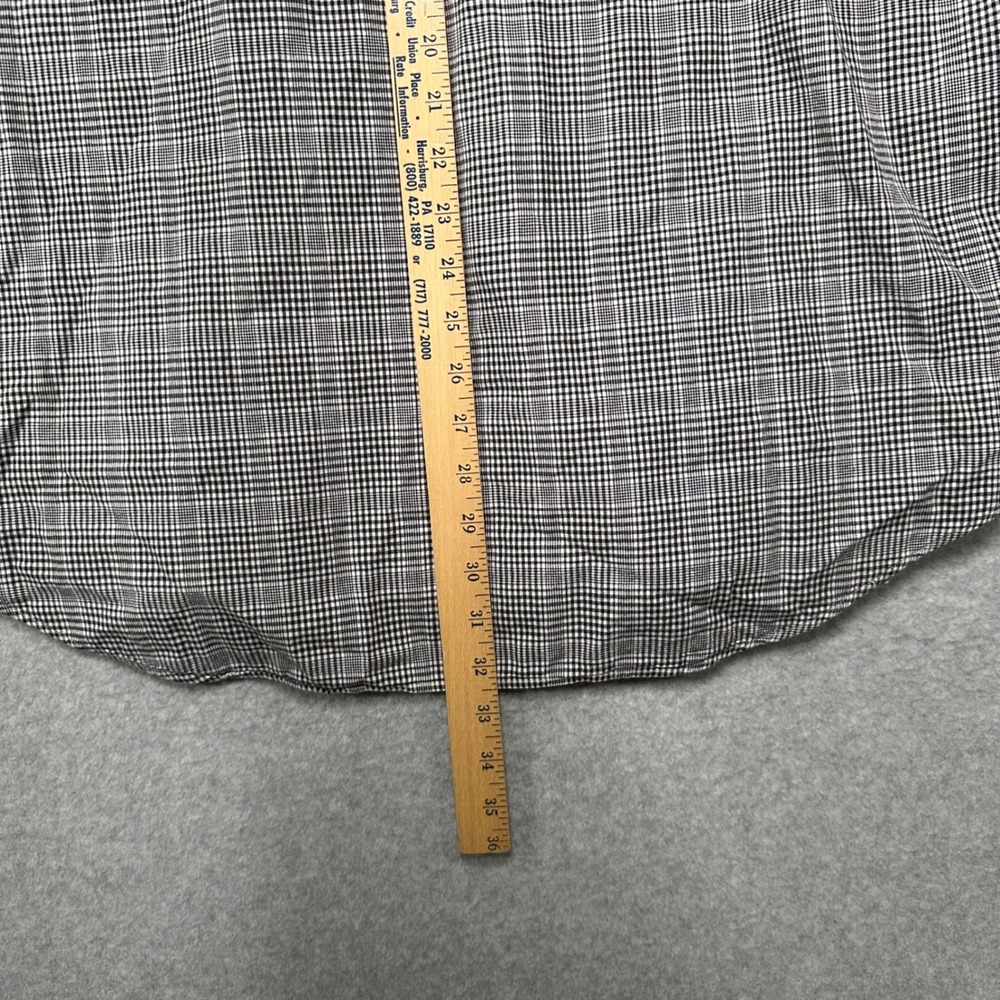 Polo Ralph Lauren Blake Mens Large Black White Glen Check Short Sleeve Shirt - Picture 6 of 8